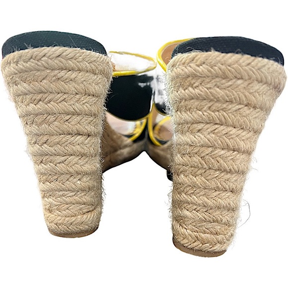 Louis Vuitton LV Monogram Canvas Espadrilles - Black Sandals - Picture 5 of 7